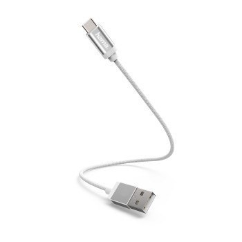 Hama Kabel ładujący USB-C 0,2m Biały