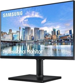 Samsung Monitor 24 cale T450FQ IPS 1920x1080 FHD 16:9 2xHDMI 1xDP 2xUSB 2.0 5ms 75Hz HAS+PIVOT płaski 3YOn-Site