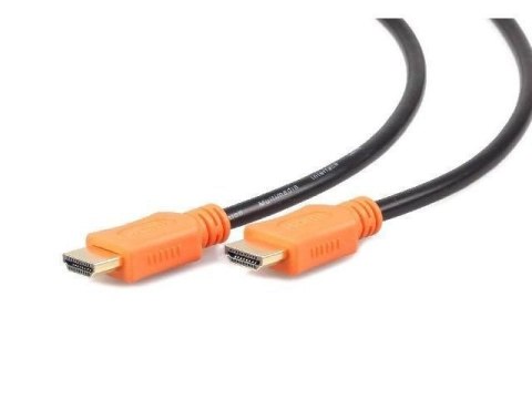 Kabel HDMI High Speed Ethernet Gembird CC-HDMI4L-1M (pomarańczowo-czarny) 1 m