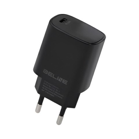 Ładowarka sieciowa Beline 20W 1xUSB-C PD 3.0 bez kabla - czarna