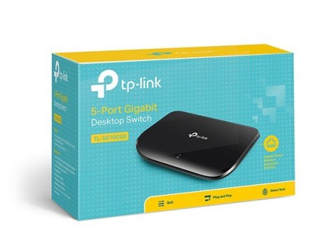 TP-LINK Przełącznik typu desktop, 5 portów Gb TL-SG1005D