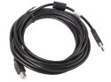 Lanberg Kabel USB 2.0 AM-BM 5M Ferryt czarny