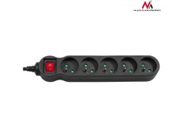 Maclean Listwa zasilająca 5g 5m MCE185 2300W czarna