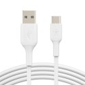 Belkin Kabel PVC USB-C do USB-A 15 cm biały