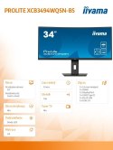 IIYAMA Monitor 34 cale XCB3494WQSN-B5 VA,UWQHD,1500R,USB-cDock,KVM,HAS(150mm)