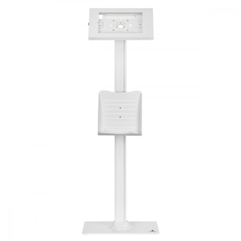 Maclean Uchwyt do tabletu podłogowy z blokadą reklamowy 9,7-11 cali MC-476W Biały