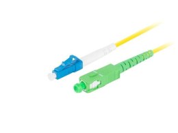 Patchcord światłowodowy Lanberg SM LC/UPC-SC/APC SIMPLEX 3.0MM LSZH G657A1 1m żółty