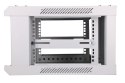 Extralink Szafka wisząca rack 4U 600x450 szara szklane drzwi