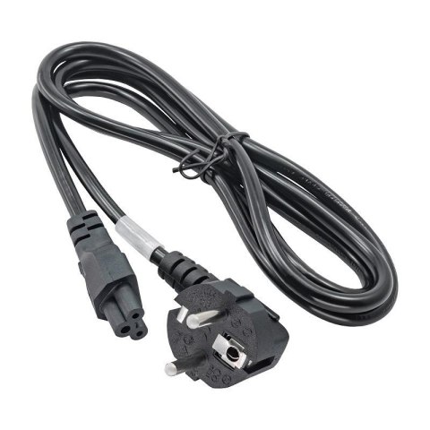 Kabel zasilający do notebooka Akyga AK-NB-01C koniczynka CU IEC C5 CEE 7/7 250V/50Hz 1.5m