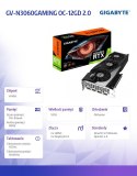 Gigabyte Karta graficzna GeForce RTX 3060 Gaming OC 2.0 12GB GDDR6 192bit LHR 2DP/2HDMI