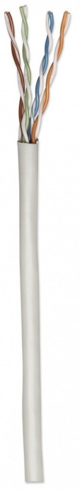 Intellinet Kabel instalacyjny skrętka UTP 4x2 kat. 5e drut CCA 305m szary