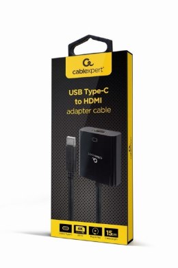 Gembird Adapter USB-C do HDMI 4K 30Hz female 15 cm