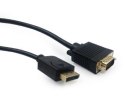 Gembird Kabel DisplayPort VGA 1.8m czarny