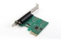 Digitus Karta rozszerzeń (Kontroler) LPT PCI Express, 1xDB25, Low Profile, Chipset: ASIX99100