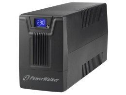 PowerWalker Zasilacz awaryjny UPS POWERWALKER LINE-INTERACTIVE 600VA SCL 2XSCHUKO 230V, RJ11/ 45 IN/OUT, USB, LCD