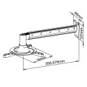 ART UCHWYT ścienny 36-58cm DO PROJEKTORA 15kg P-103 uniwersalny pełna regulacja