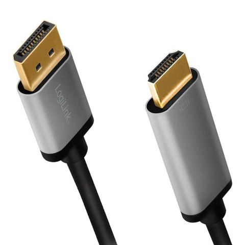 Kabel adapter LogiLink CDA0107 DisplayPort 1.2 - HDMI, 2m