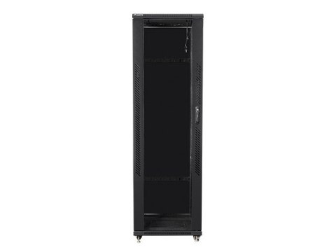 Lanberg Szafa stojąca Rack 19 42U 600x600mm czarna