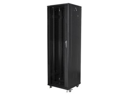 Lanberg Szafa stojąca Rack 19 42U 600x600mm czarna