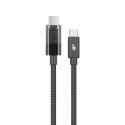 TB Kabel USB C - USB C 1m ze wskaźnikiem mocy ładowania LED (100 W)