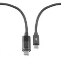 TB Kabel USB C - USB C 1m ze wskaźnikiem mocy ładowania LED (100 W)