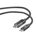 TB Kabel USB C - USB C 1m ze wskaźnikiem mocy ładowania LED (100 W)