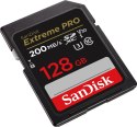 SanDisk Karta pamięci Extreme Pro SDXC 128GB 200/90 MB/s V30 UHS-I U3