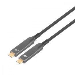 TB Kabel video USB C-C optyczny 4K hybryda 5m