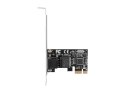 Lanberg Karta sieciowa PCI-E 1X RJ45 1GB RTL8111C śledź low profile