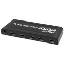 Qoltec Aktywny rozdzielacz Splitter 4 x HDMI 4K x 2K | 3.4Gb/s