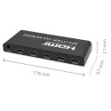 Qoltec Aktywny rozdzielacz Splitter 4 x HDMI 4K x 2K | 6Gb/s | 60Hz