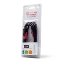 Savio Kabel HDMI (M) v2.0, 1,5m, miedź, czarny, złote końcówki, ethernet/3D, CL-95