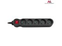 Maclean Listwa zasilająca 5g 3m MCE184 2300W Czarna