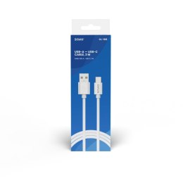 Savio Kabel USB-A - USB-C, 2A, 3m, CL-168