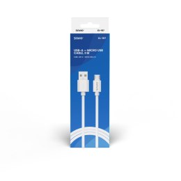 Savio Kabel USB- A - micro USB, 2A, 3m, CL-167