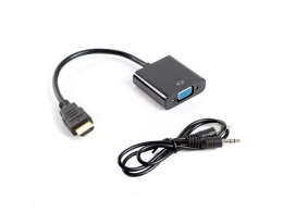 Lanberg Adapter HDMI-A (M) -> VGA (F) + audio na kablu