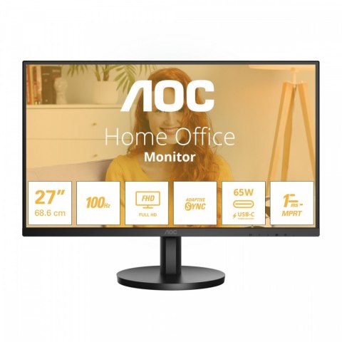 AOC Monitor 27B3CA2 27 cali IPS 100Hz HDMI DP USB-C