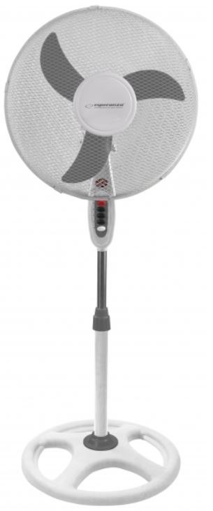 Esperanza Wentylator stojący Typhoon Biało-szary