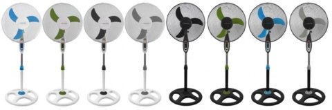 Esperanza Wentylator stojący Typhoon Biało-szary