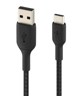 Belkin Kabel Braided USB-C USB-A 15cm czarny