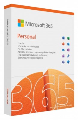 Microsoft 365 Personal PL P10 1Y 1User/5Devices Win/Mac Medialess Box QQ2-01752