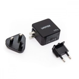 Unitek Ładowarka Sieciowa Travel GAN 2x USB-C 1x USB-A 65W; P1117B