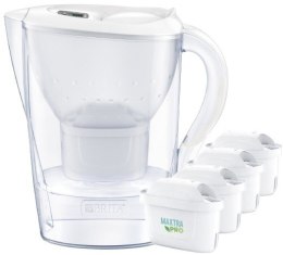 Brita Dzbanek filtrujący 3,5l Marella XL + 4 wkłady Maxtra Pro Pure Performance biały