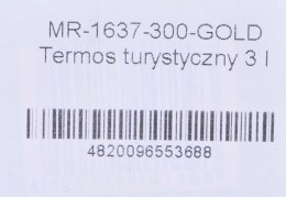 Termos turystyczny 3 l MR-1637-300-GOLD Maestro