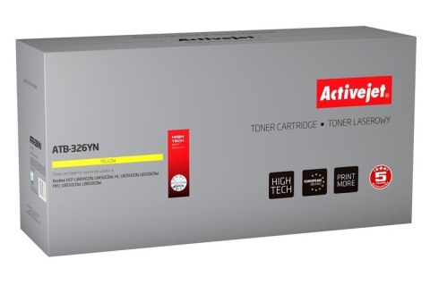 Activejet ATB-326YN Toner (zamiennik Brother TN-326Y; Supreme; 3500 stron; żółty)