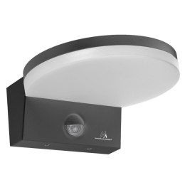 Lampa LED z czujnikiem Maclean MCE344 GR, czujnik ruchu PIR, kolor szary, 15W, IP65, 1560lm, barwa neutralna biała (4000K)