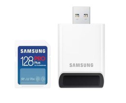 Samsung Karta pamięci SD PRO Plus MB-SD128SB/WW 128GB + czytnik