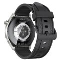 Kumi Smartwatch GW6 1.43 cala 300 mAh srebrny