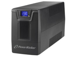 Zasilacz awaryjny UPS Power Walker Line-Interactive 600VA SCL 2x PL 230V, RJ11/45 In/Out, USB, LCD