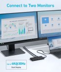 Anker Hub 364 USB-C Dual Display 10w1 2x4K HDMI eth czarny